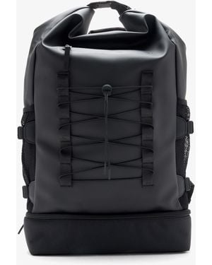 Rains Trail Mountaineer Rolltop Large Backpack - Black