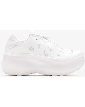 Comme des Garçons X Salomon Xt-Whisper Void Platform Sneakers - White