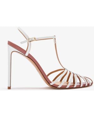 Francesco Russo Cage Sandals - Pink