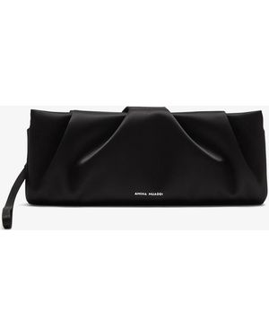 AMINA MUADDI Vittoria Clutch - Black