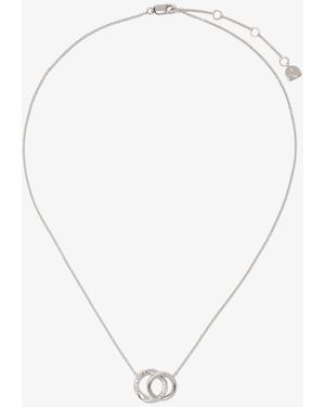 Astrid & Miyu Orbit Crystal Necklace - White