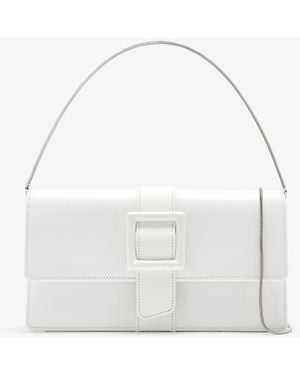 Manolo Blahnik Maycap Clutch - White