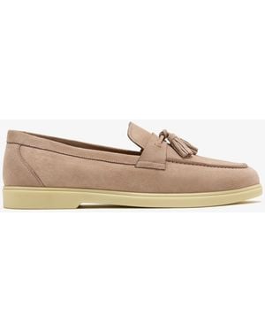 Magnanni Suede Loafers - White