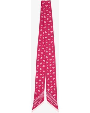 Givenchy Silk Bandana Bandeau - Pink