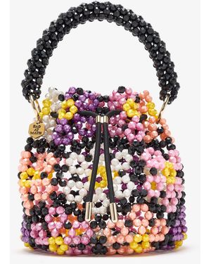 BAD AT MATH Lai Bucket Bag - White