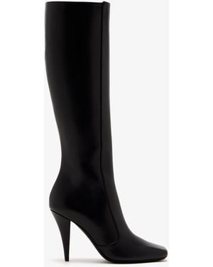 Givenchy Sliced Square Boots - Black