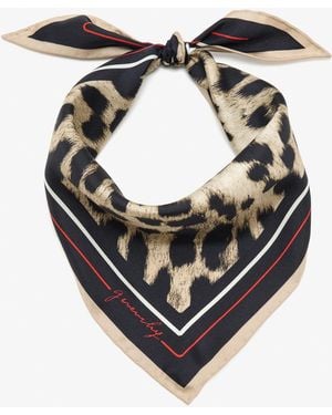 Givenchy Triangle Silk Scarf - Black