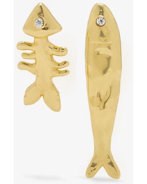 Eliou Sardine And Fishbone Earrings - Metallic