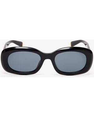 Stella McCartney Medallion Oval Sunglasses - Black