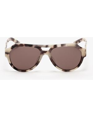 Dolce & Gabbana Mirror Logo Sunglasses - Pink