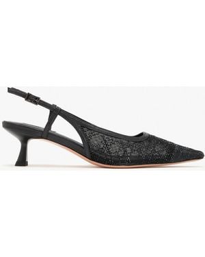 Nicoli Mysha Slingback Pumps - White