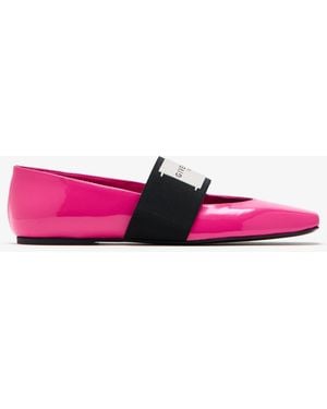 Givenchy Sliced Square Ballerinas - Pink