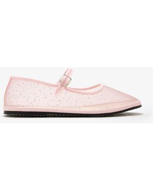 Capulet Bambina Mesh Ballerinas - White