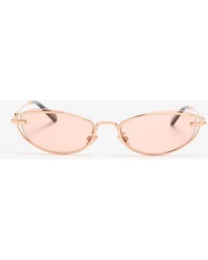 Dior Petit Cd B1U Oval Sunglasses - Pink