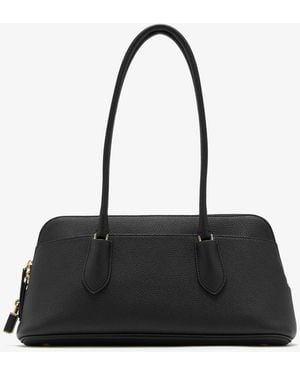 Tory Burch Lock East-West Satchel - Black