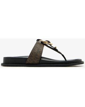 Michael Kors Jaden Thong Sandals - Multicolor