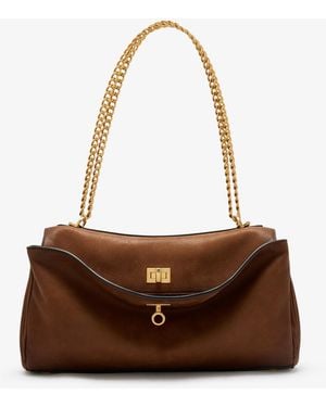 Balenciaga Rodeo East-West Chain Bag - Brown