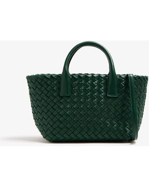 Bottega Veneta Mini Cabat Bag - Green