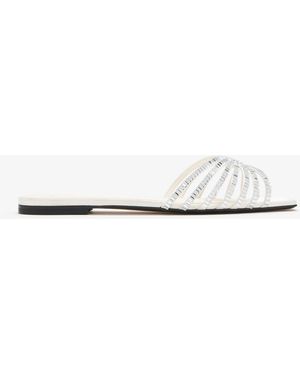 ALEVI Sole Flat Sandals - White