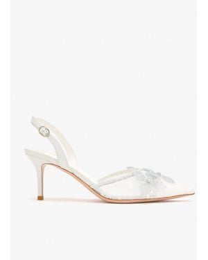 Nicoli Rosalie Slingback Pumps - White