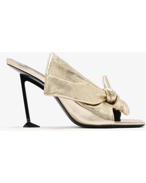 Givenchy Boudoir Bow Mules - White