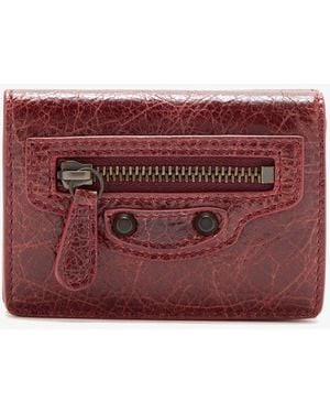 Balenciaga Le City Mini Wallet - Red