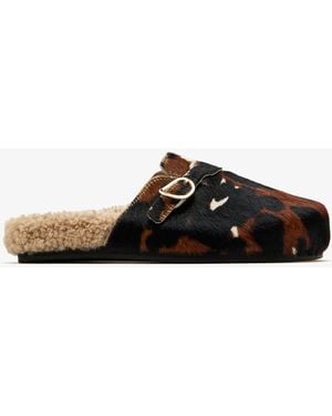 Ancient Greek Sandals Vasilitsa Slippers - Black