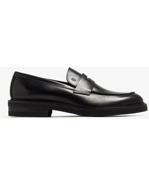 Mengloria Penny Loafers - Black