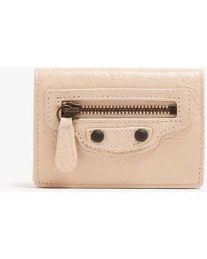 Balenciaga Le City Mini Wallet - Natural