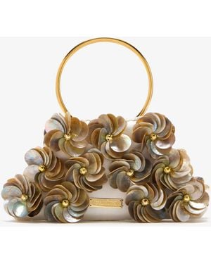 Vanina Fleurs De Shells Bag - White