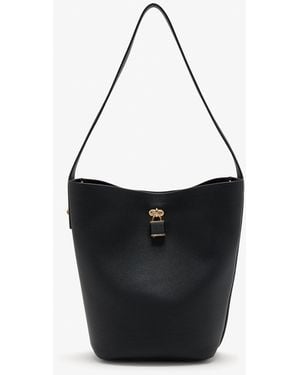 Tory Burch Lock Slim Bucket Bag - Black