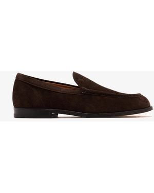 Tod's Suede Loafers - White