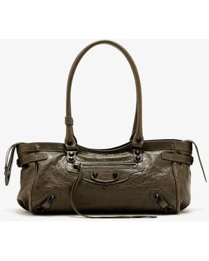 Balenciaga Le City East West Bag - Green