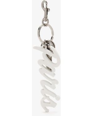 Balenciaga Paris Keyring - White