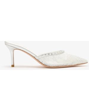 Nicoli Rowena Mules - White