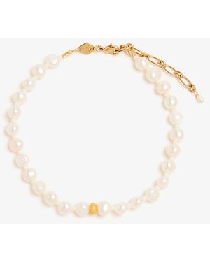 Anni Lu Stellar Pearly Anklet - White