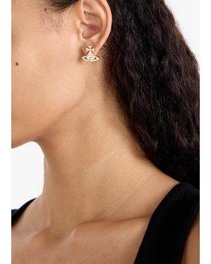 Vivienne Westwood Heather Stud Earrings in Metallic | Lyst