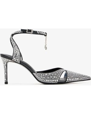 JW PEI Haidi Artificial Crystal Pumps - White
