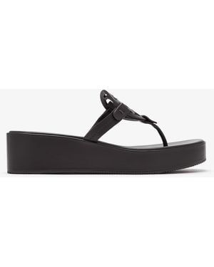 Tory Burch Miller Wedge Sandals - Brown