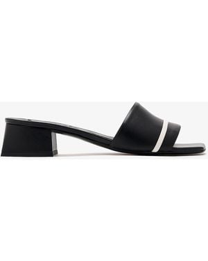 The Lline Ella Mules - White