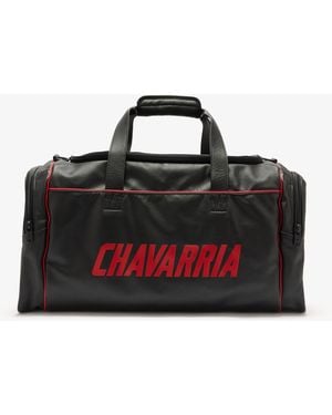 adidas X Willy Chavarria Premium Leather Gym Bag - Black