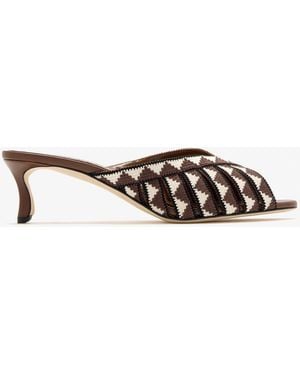 Manolo Blahnik Trofesamu Mules - White