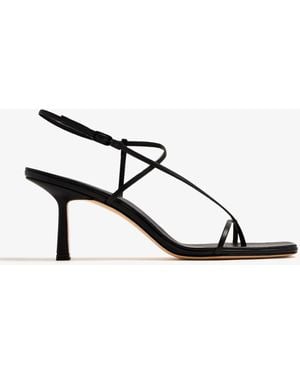 STUDIO AMELIA Cross Front 70 Sandals - Black