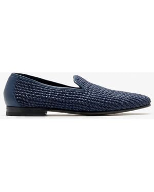 Manolo Blahnik Mario Loafers - Blue