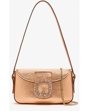 Santoni Marta Baguette Shoulder Bag - White