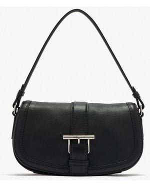 McQueen T-Bar Satchel - Black