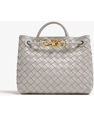Bottega Veneta Small Andiamo Bag - Gray