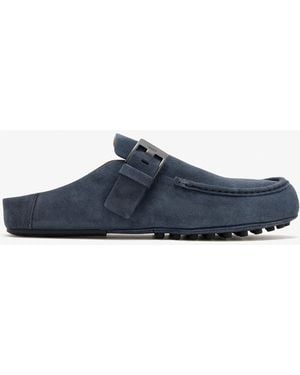 Tod's Suede Mules - Blue