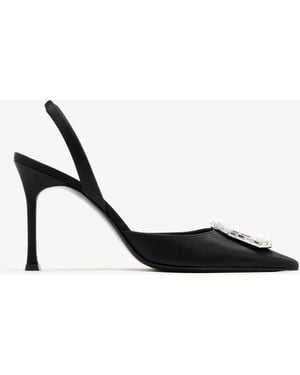AMINA MUADDI Camelia Slingback Pumps - White