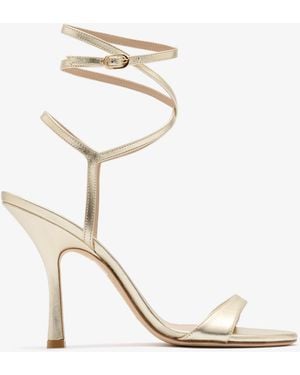 Stuart Weitzman Nudist Wrap-Around Sandals - White